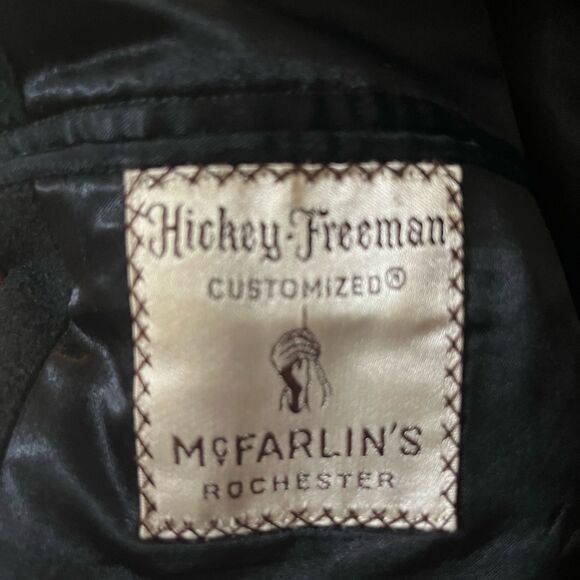 Vintage Men Hickey Freeman Kasara Wool Cashmere Overcoat Coat - Picture 3 of 15